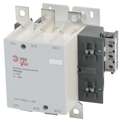 Контактор КТИ-5225 PRO KKT50-225-400-10-E 225А 400В/АС3 ЭРА Б0054927