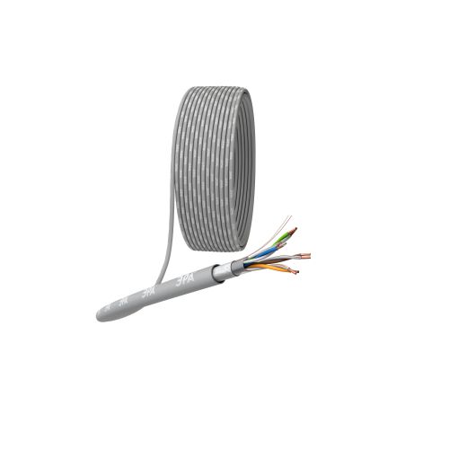 Кабель витая пара F/UTP кат.5E 4х2х24 AWG CU PVC SIMPLE (уп.305м) FL-4-PVC Эра Б0044685
