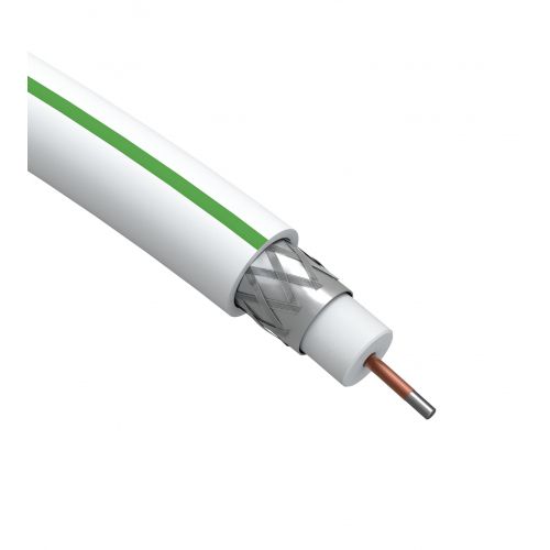 Кабель коаксиальный SAT 703 B CCS/(оплетка Al 75%) PVC 75Ом бел. (уп.10м) SL-B-75-PVC10 Simple Эра Б0044609