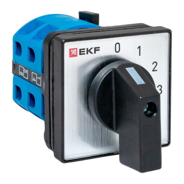 Переключатель кулачковый ПК-1-101 1п 25А "0-1-2-3" IP65 EKF pk-1-101-25-65