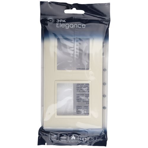 Рамка 2-м Elegance 14-5012-02 Classic слон. кость Эра Б0060577