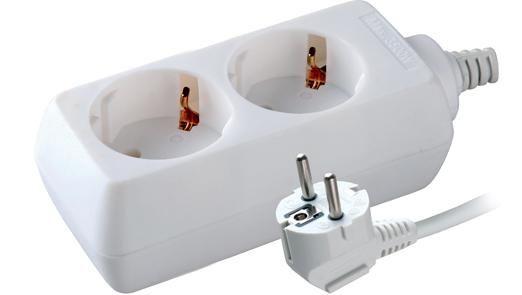 Удлинитель 2х5м с заземл. 10А IP20 S 2х5-Z 2.2кВт ПВС 3х0.75 Volsten 9310