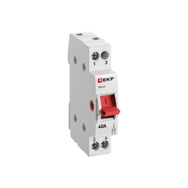 Переключатель трехпозиционный ТПС-63 1P 40А PROxima EKF TPS140