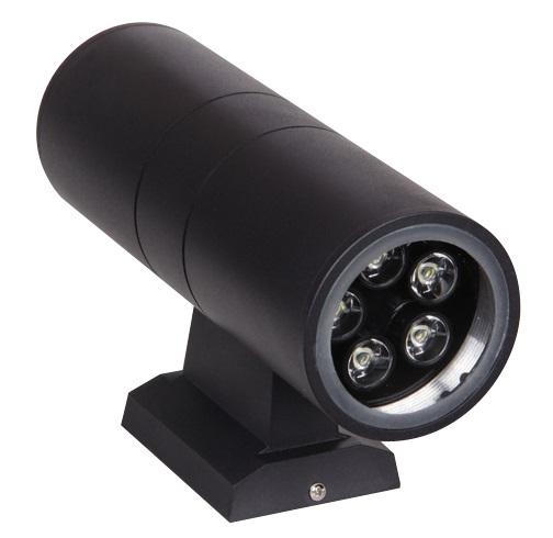 Светильник светодиодный PWL-26090/30D 2х5Вт 6500К IP65 BL архитектурный фасадный исполнение двухсторон. черн. JazzWay 1018618B