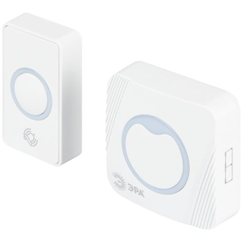 Звонок дверной POLYCOLOR C100 беспроводной RGB подсветка 36 мелодий бел. AG-M017F15 (DC) White Era Эра Б0069995