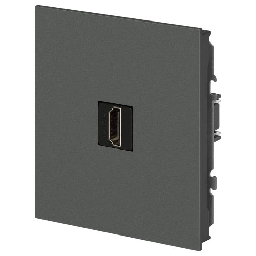 Розетка HDMI СП Arktik 16А IP20 250В графит 16-3114-06 Эра Б0070509