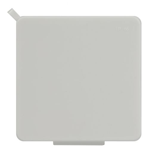 Коробка распаячная KOR-100-100-50-9g-P-2MP двухкомпонентная HF стойкая к УФ 100х100х50мм прямой монтаж IP66 сер. Эра Б0072862