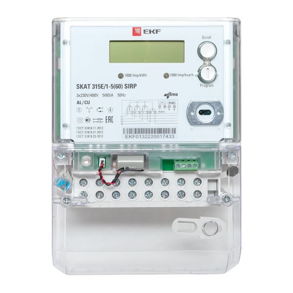 Счетчик Skat 315E/1-5(60) SIRP 3ф EKF 31501R
