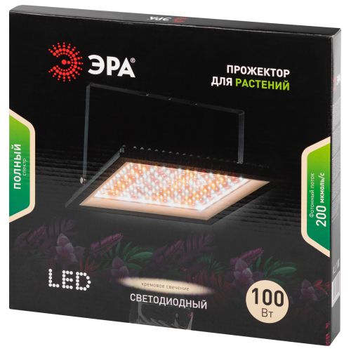 Прожектор светодиодный для растений FITO-100W-Ra90-LED 100Вт для цветения и плодоношения ЭРА Б0047876