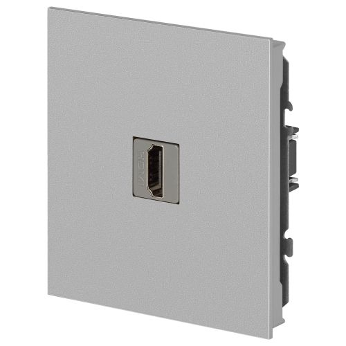 Розетка HDMI СП Arktik 16А IP20 250В алюм. 16-3114-03 Эра Б0070506