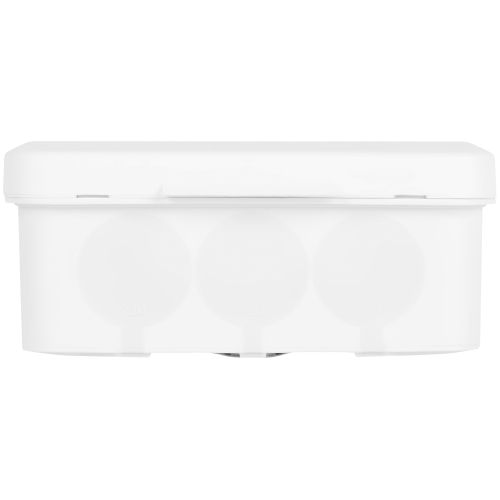 Коробка распаячная KOR-100-100-40-13g-K-2MP-W двухкомпонентная HF стойкая к УФ 100х100х40мм бел. ПМ IP66 Эра Б0073002