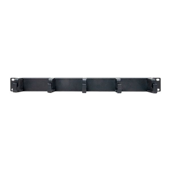 Органайзер кабельный TERACOM PRO 1U 5 колец черн. EKF TRP-1CO-5R-M-BK