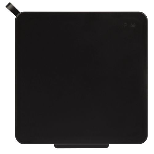 Коробка распаячная KOR-100-100-50-9g-P-2MP-B двухкомпонентная HF стойкая к УФ 100х100х50мм прямой монтаж IP66 черн. Эра Б0072863