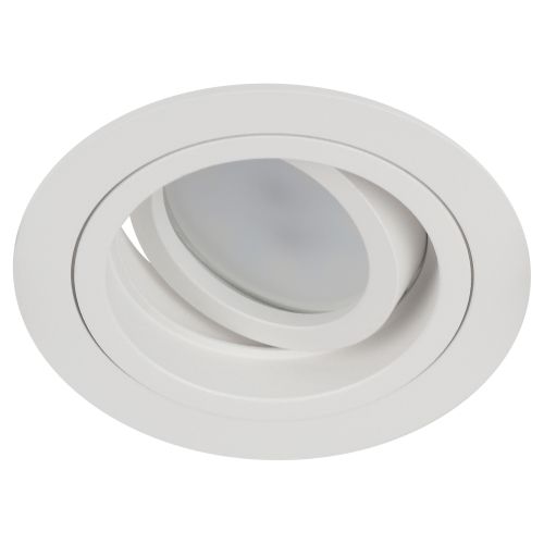Светильник встраиваемый алюм. KL84 WH MR16/GU5.3 бел. Эра Б0054346