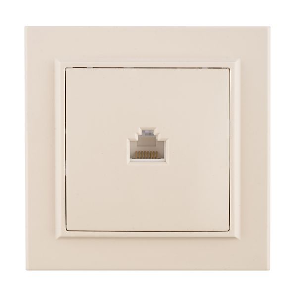 Розетка компьютерная 1-м СП Минск RJ45 беж. EKF ERK01-035-20