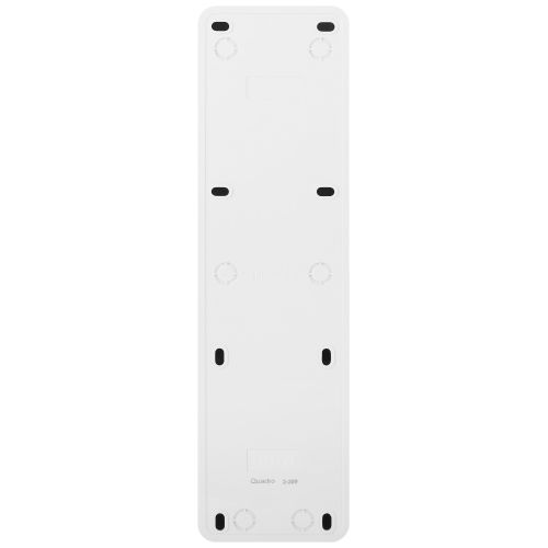 Розетка 5-м ОП Quadro 2-209-01 16А IP20 5х2P 250В без заземл. бел. Intro Б0053847