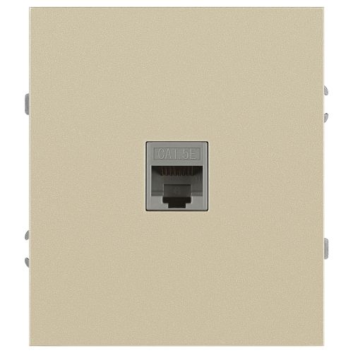 Розетка информационная 1-м СП Arktik RJ45 16А IP20 250В шампань 16-3107-04 Эра Б0070477