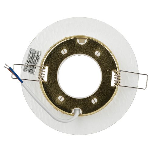 Светильник точечный DK80 WH/GD 13Вт GX53 220В бел./зол. ЭРА Б0019576