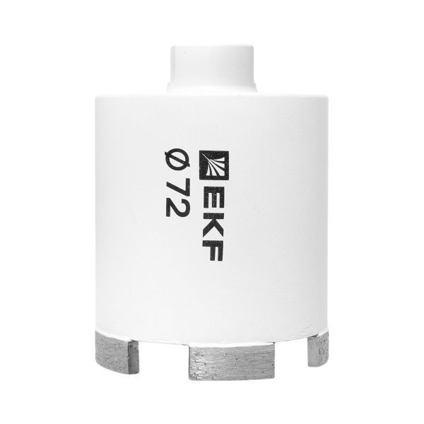 Коронка алмазная DCH-72 (верхнее пылеудаление) Laser M16 SDS-Plus EXPERT EKF dch-72-t-m16