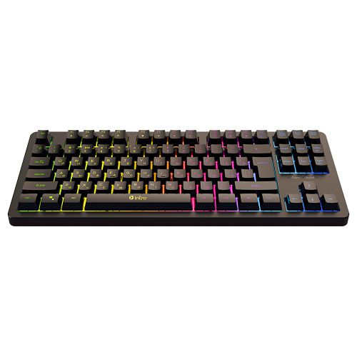 Комплект клавиатура и мышь DX750 игровые 1200-3600dpi + коврик черн. Intro Б0056140