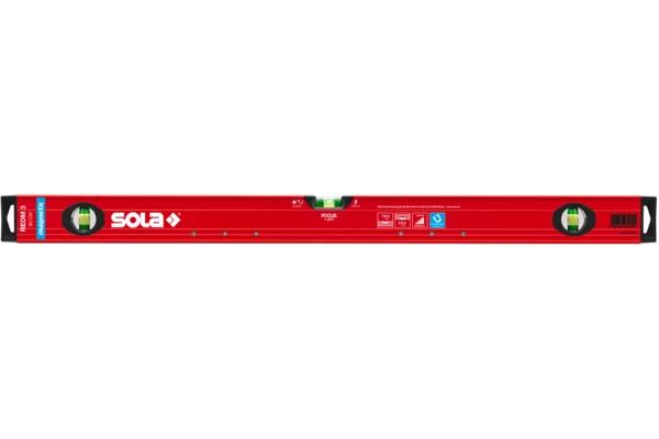 Уровень RED M 3 60 L=60см 3 глазка точн. 0.3мм/м SOLA 01812801