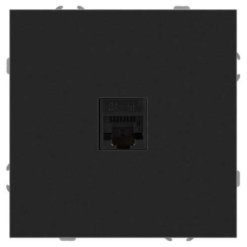 Розетка информационная 1-м СП Galaxy RJ45 16А IP20 250В антрацит 15-3107-05 Эра Б0070743