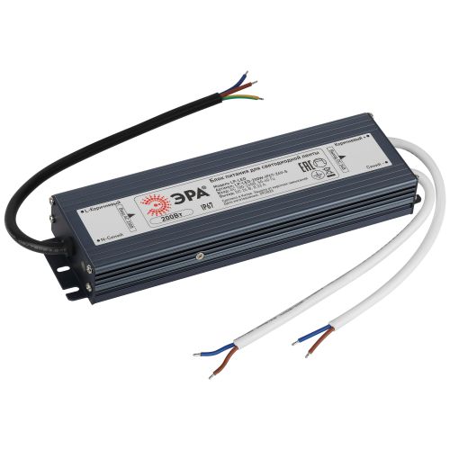Блок питания для светодиод. ленты LP-LED 200Вт IP67 24В Slim Эра Б0061147