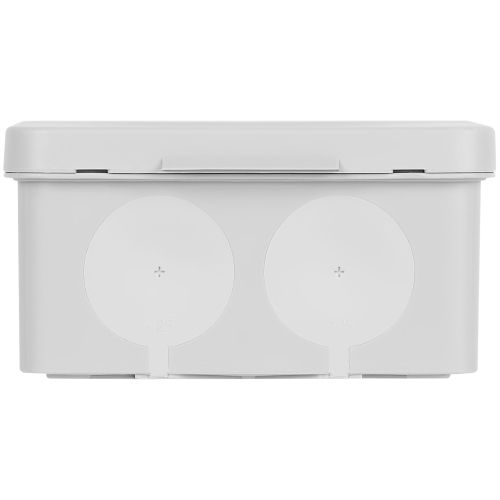 Коробка распаячная KOR-100-100-50-9g-K-2MP двухкомпонентная HF стойкая к УФ 100х100х50мм сер. ПМ IP66 Эра Б0073003