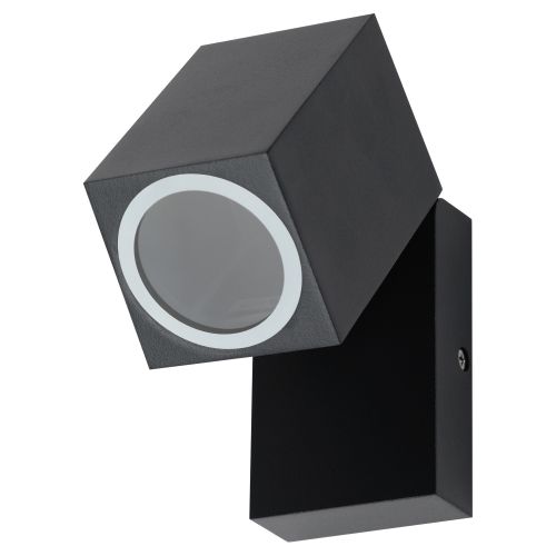 Подсветка декоративная WL37 BK MR16/GU10 для интерьера фасадов зданий черн. Эра Б0054408