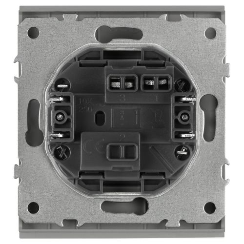 Кнопка СП 10А IP20 250В Arktik алюм. 16-1109-03 Эра Б0070396
