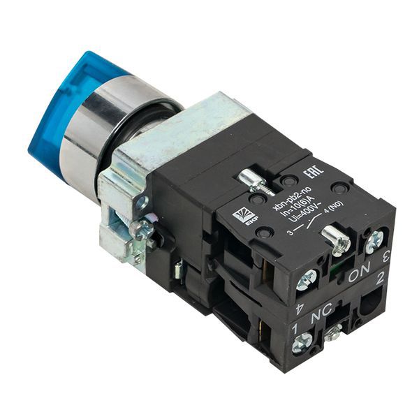 Переключатель BD33 3P с син. подсветкой 230В NO PROxima EKF xb2-bk33-b-230