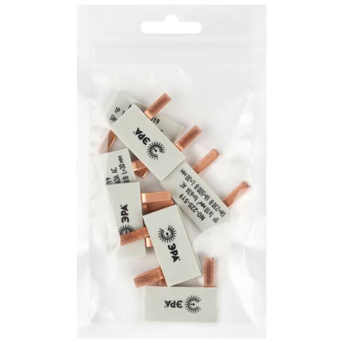 Шина соединительная NO-225-519 компактная L фазная PIN штырь 1Р 63А 2 модуля (уп.8шт) Эра Б0071208