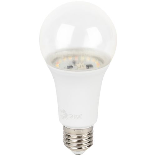 Лампа светодиодная FITO-25W-Ra90-E27 25Вт грушевидная прозрачная полного спектра E27 220-240В для растений Эра Б0069713