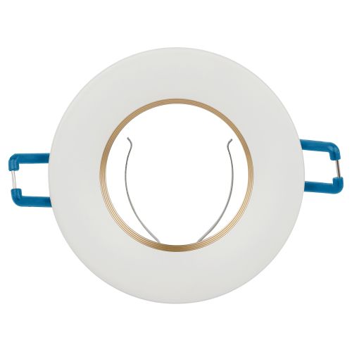 Светильник алюминиевый KL107 WH/GD MR16 GU5.3 встраив. бел. золото Эра Б0061095
