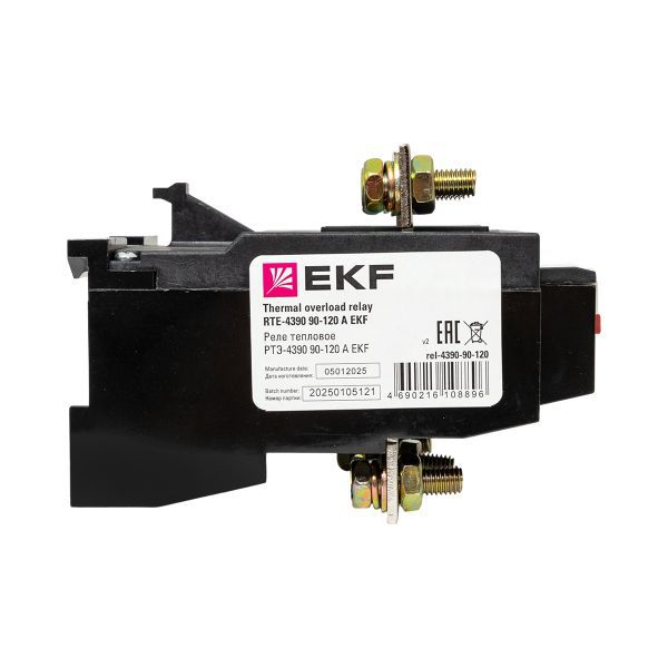 Реле тепловое РТЭ-4390 90-120А EKF rel-4390-90-120