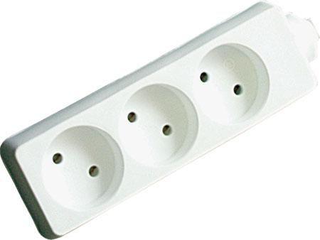 Удлинитель 3х5м без заземл. 10А IP20 S 3х5 2.2кВт ПВС2х0.75 Volsten 9302