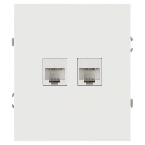 Розетка информационная 2-м СП Arktik RJ45 16А IP20 250В бел. 16-3108-01 Эра Б0070484