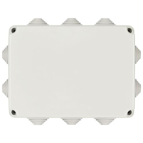 Коробка распаячная KORv-190-140-120-10g-44 ОП 190х140х120мм на винтах 10 гермовводов IP44 сер. Эра Б0071919