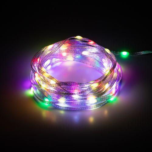 Гирлянда светодиодная "Нить" 10м RGB умная управление через мобильное приложение ERASG -01 Эра Б0060432