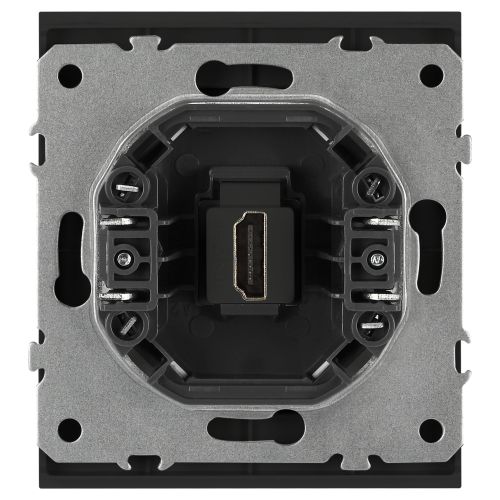Розетка HDMI СП Arktik 16А IP20 250В антрацит 16-3114-05 Эра Б0070508