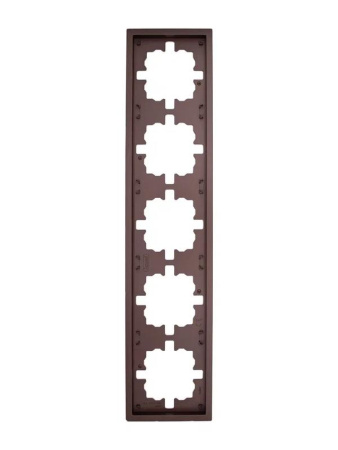 Рамка 5-м ZIMA горизонт. шоколад LEZARD 704-7300-150