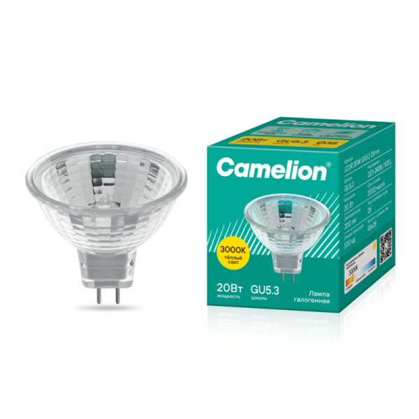 Лампа галогенная MINI JCDR (MR11) 20Вт 230В 35мм Camelion 7091