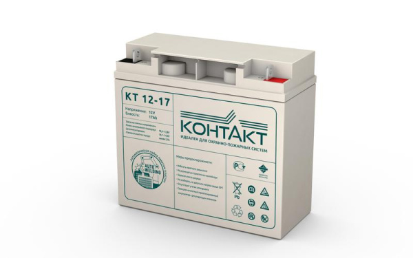 Аккумулятор ОПС 12В 17А.ч КТ 12-17 Контакт