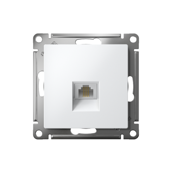 Розетка телефонная AtlasDesign RJ11 механизм лотос SE ATN001381