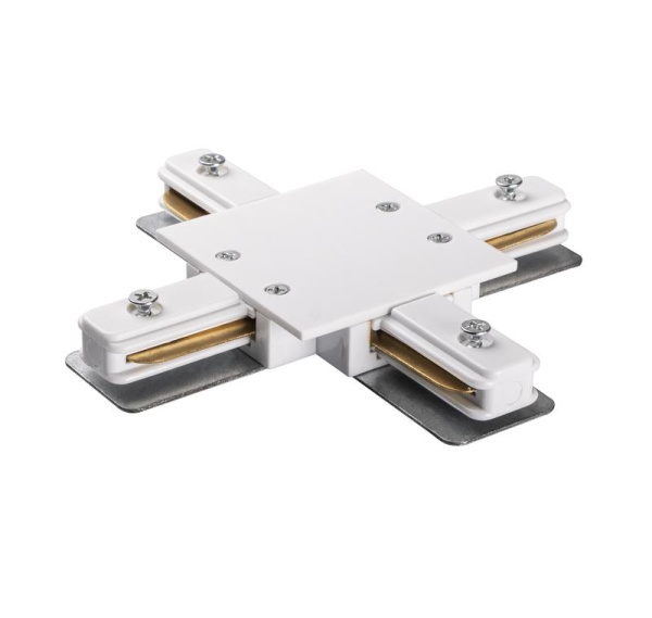 Коннектор X-образный PTR/R CX-WH встраив. шинопровод бел. JazzWay 5031951