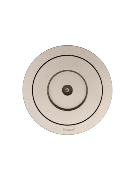 Розетка телевизионная проходная СП OSEN механизм титан LEZARD 743-3788-129