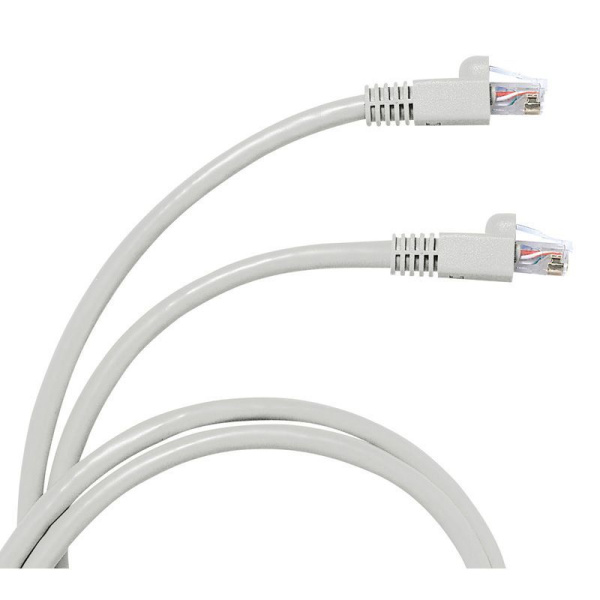 Патч-корд кат.5E U/UTP RJ45/RJ45 PVC 8м сер. (шт) Leg 051500