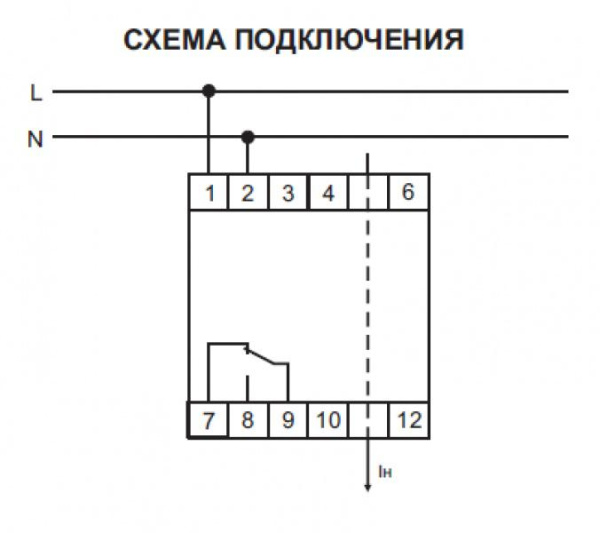 Реле тока EPP-618 150-250В AC 16А 1P IP20 многофункц. 0.5-50А (с внешн. трансформаторами тока более до 999А) монтаж на DIN-рейке 35мм F&F EA03.004.007