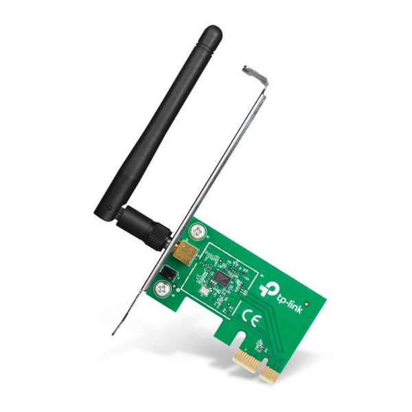 Адаптер TL-WN781ND беспроводной сетевой на базе шины PCI Express со скоростью передачи данных до 150Мбит/с TP-Link 1205670
