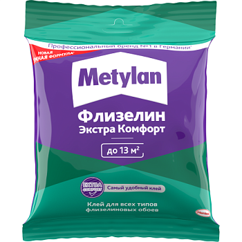 Клей обойный Метилан Флизелин Экстра Комфорт 90г (пакетик) 3000298 Момент Б0059303